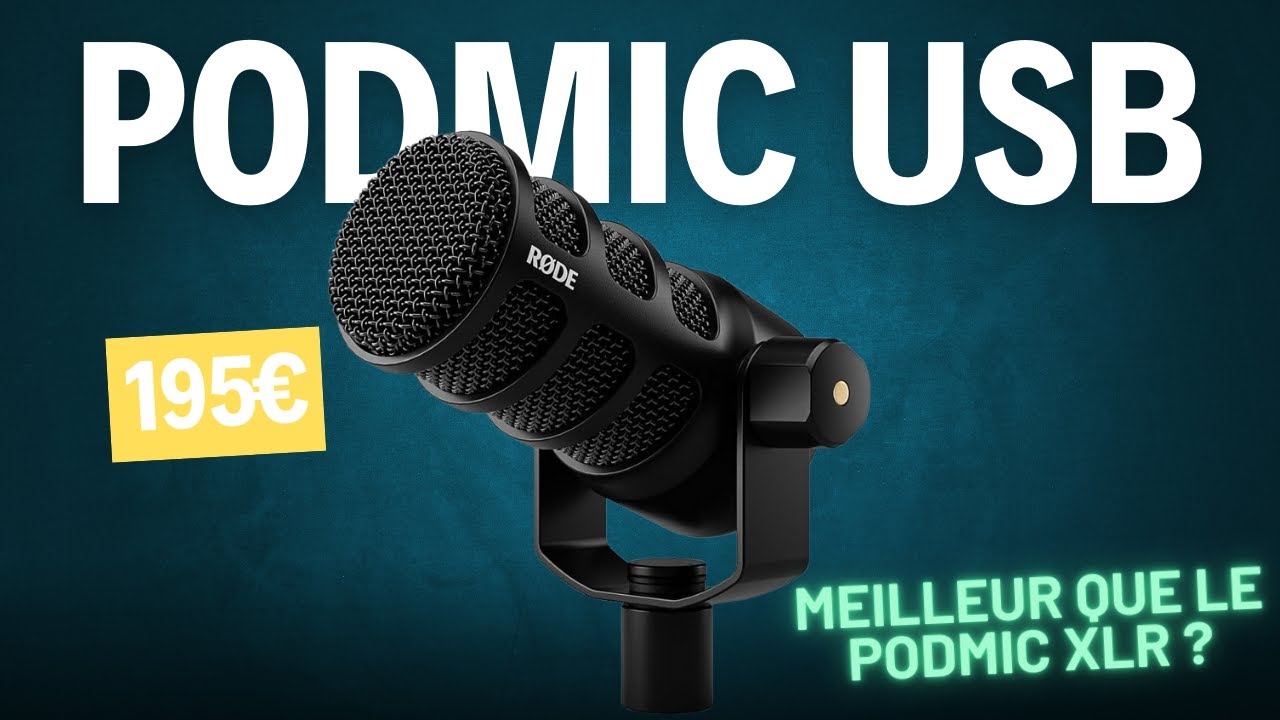 RODE PODMIC USB LE TEST ! VS RODE PODMIC XLR