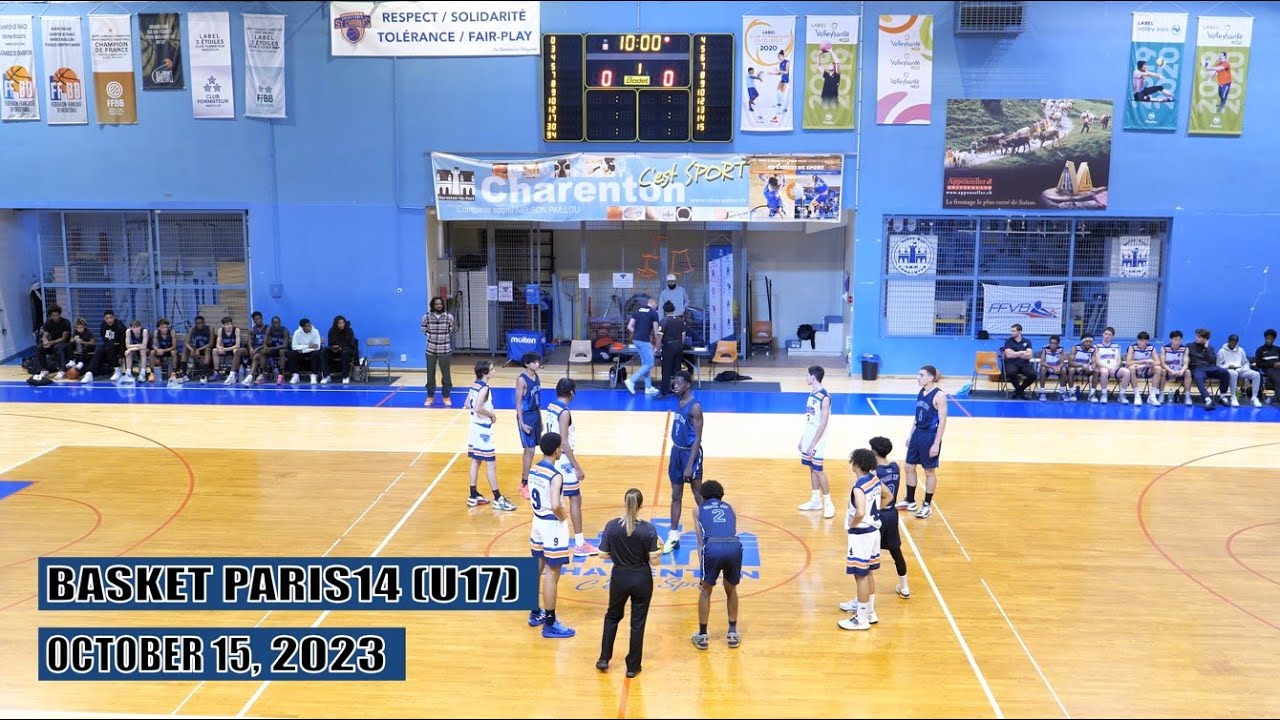 Full-game replays 🏀 #Basketball Match (U17) : Charenton vs BASKET PARIS14 (5-10-2023)