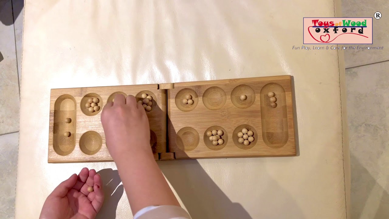 How to Play Mancala /Kalaha Board Game by Toys of Wood Oxford