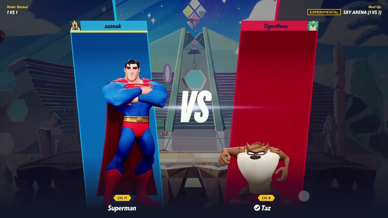 Multiversus Superman Gameplay & Combo Tricks 1vs1 No Commenatry