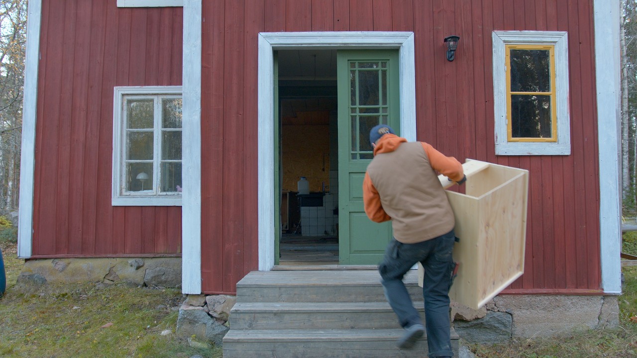 Ch. 100 - Progress And a New Project in Scandinavian Cabin Kitchen