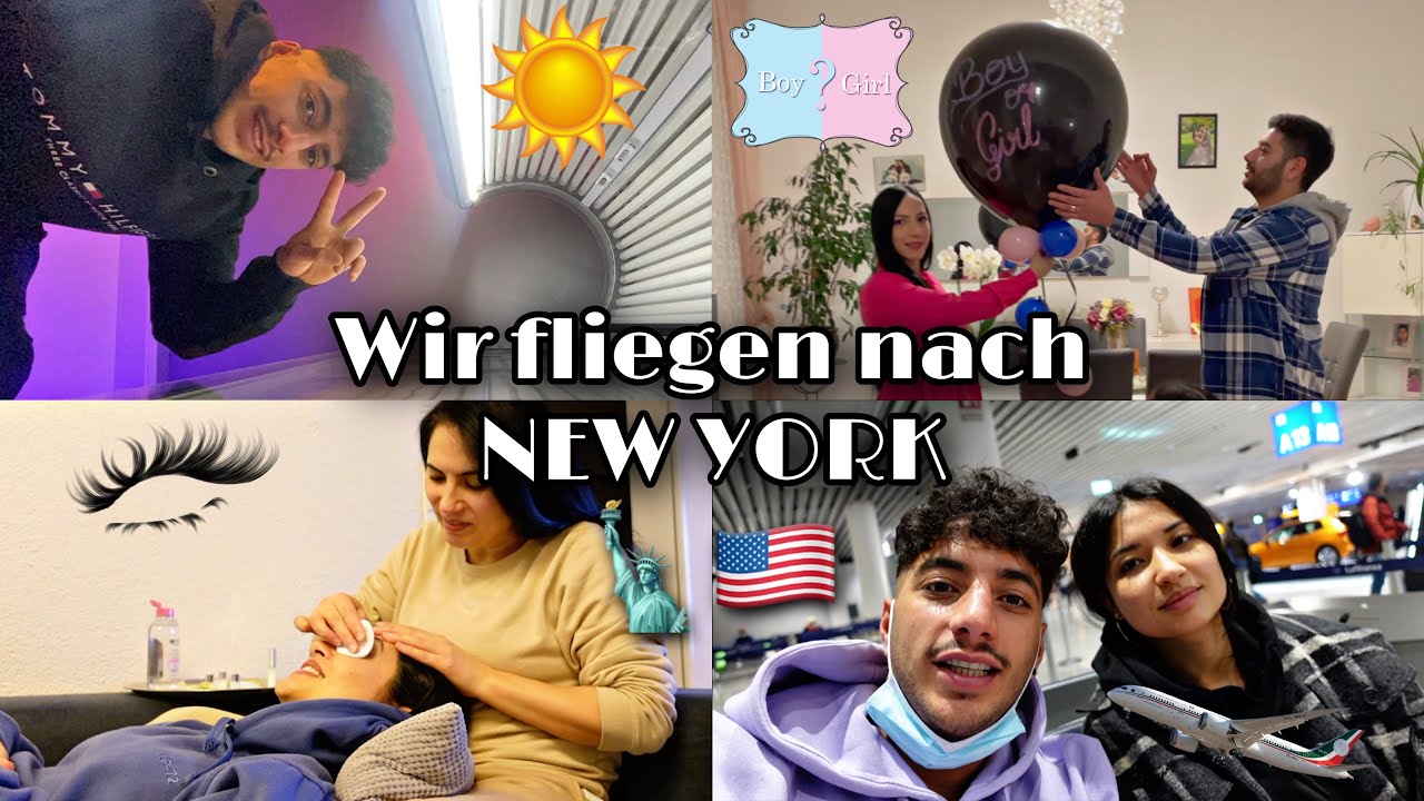 WIR FLIEGEN NACH NEW YORK🗽🇺🇸 Wimpernlifting👁 Gender Reveal👶🏻 Koffer packen🧳 | RabiaxEren