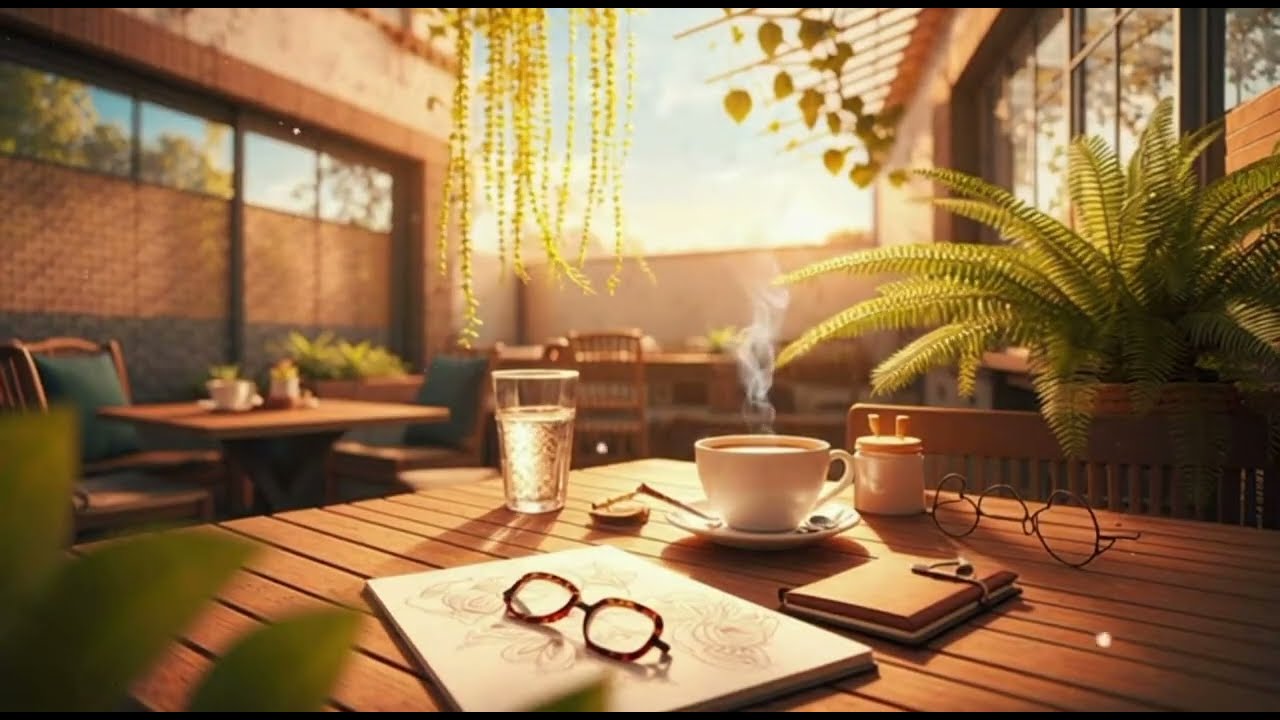 Soft Sunlight Drift — Lofi Study Café Ambience
