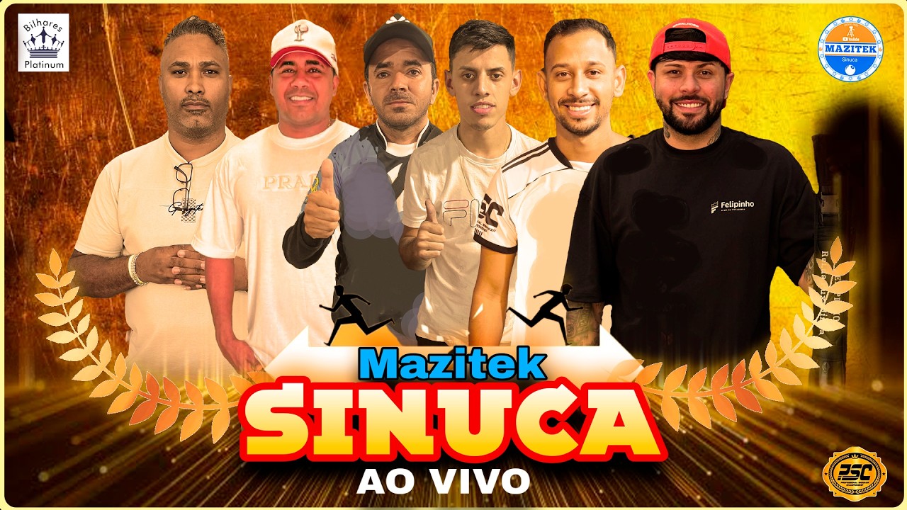 MAYCON, FELIPINHO e GUGU AO VIVO | 16/03/2026  | #sinuca  #live  #aovivo  #jogos