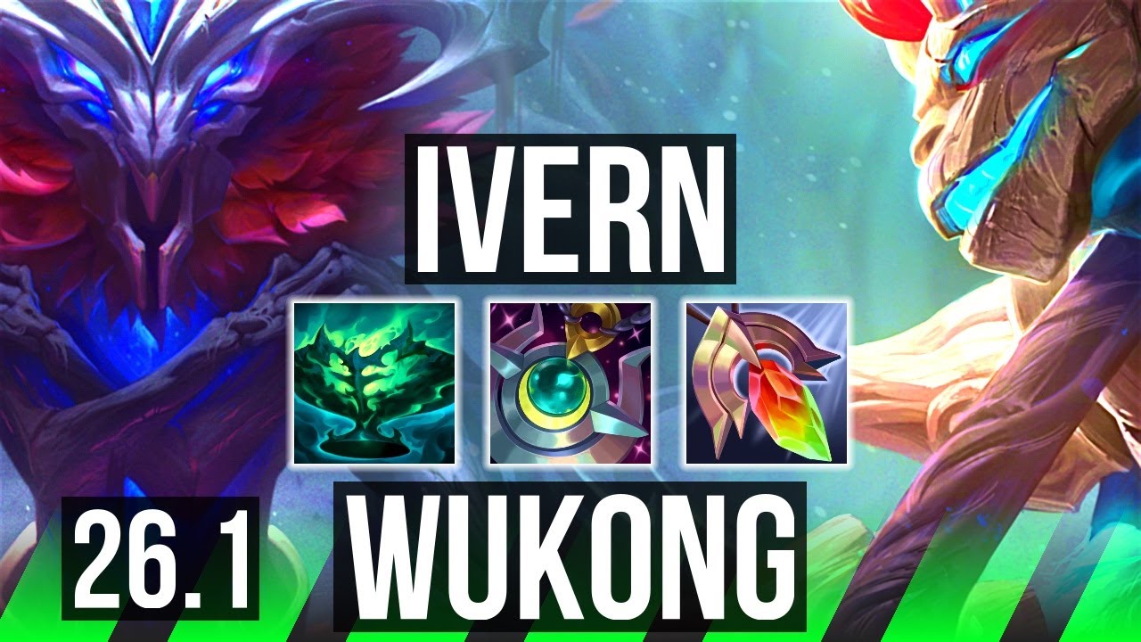 IVERN vs WUKONG (JGL) | Perfect KDA: 9/0/15 | EUW Master | 26.1