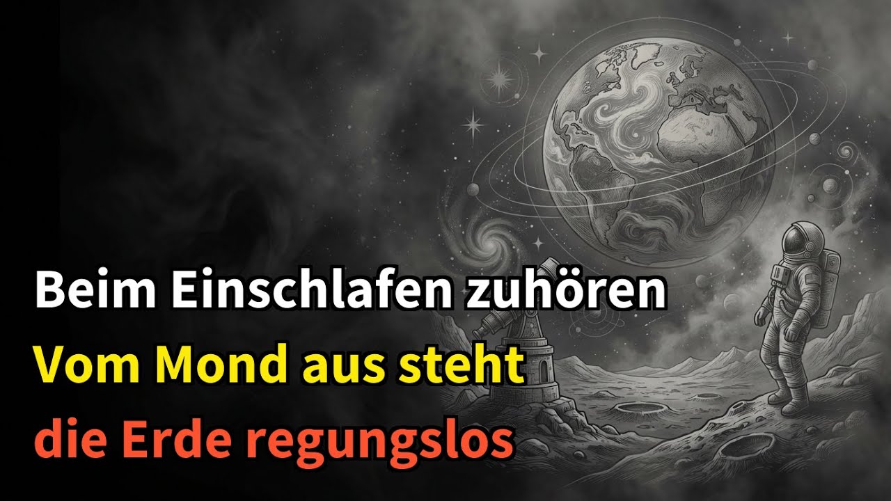 🌙 Einschlafen mit Vom Mond aus steht die Erde stillschweigend am Himmel #Schlafdoku