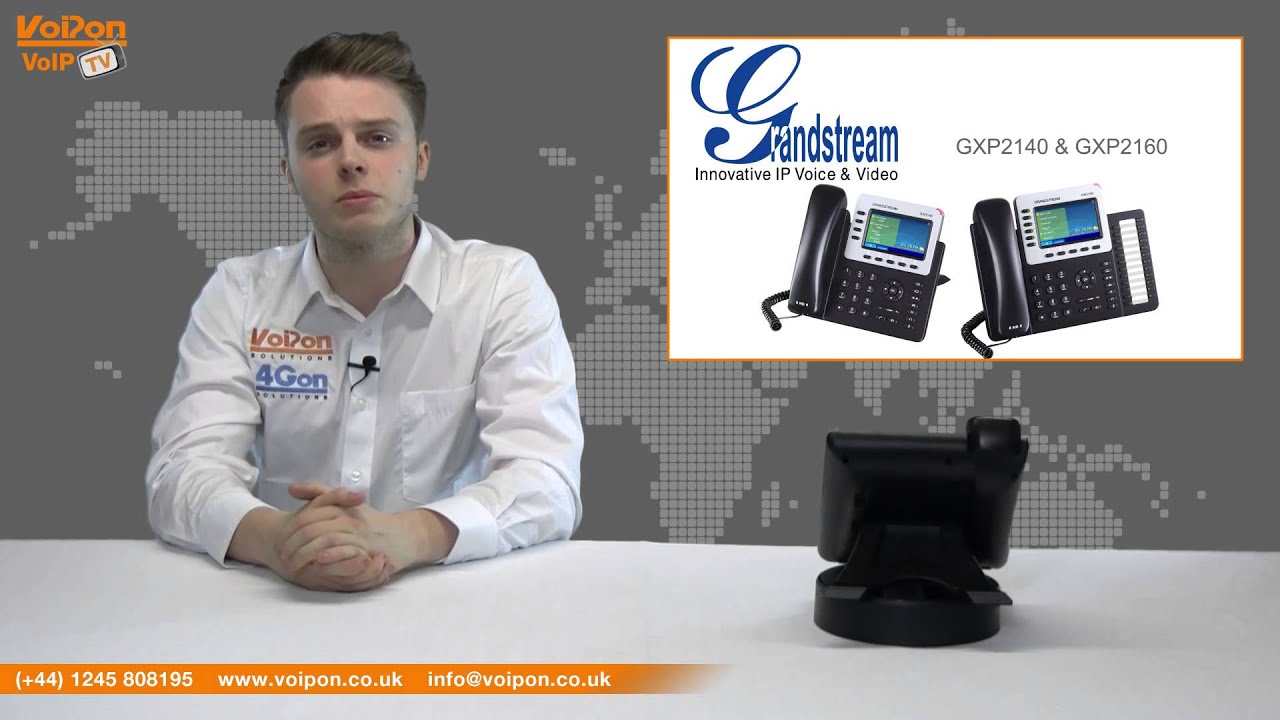 Grandstream GXP2130 IP Phone Video Review / Unboxing
