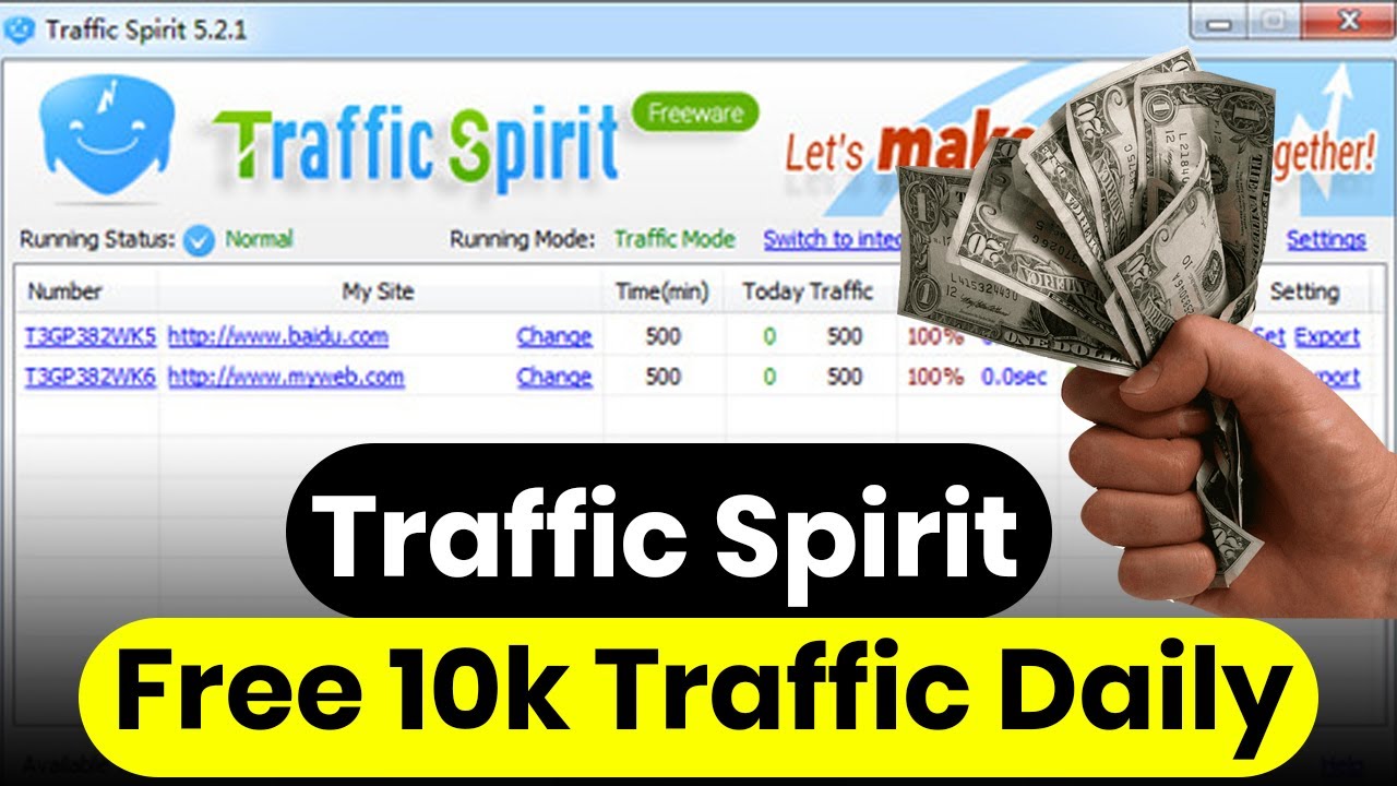 Traffic Spirit 8.1.1 Latest Version Free Download |  Get 10K Free Organic Traffic Daily