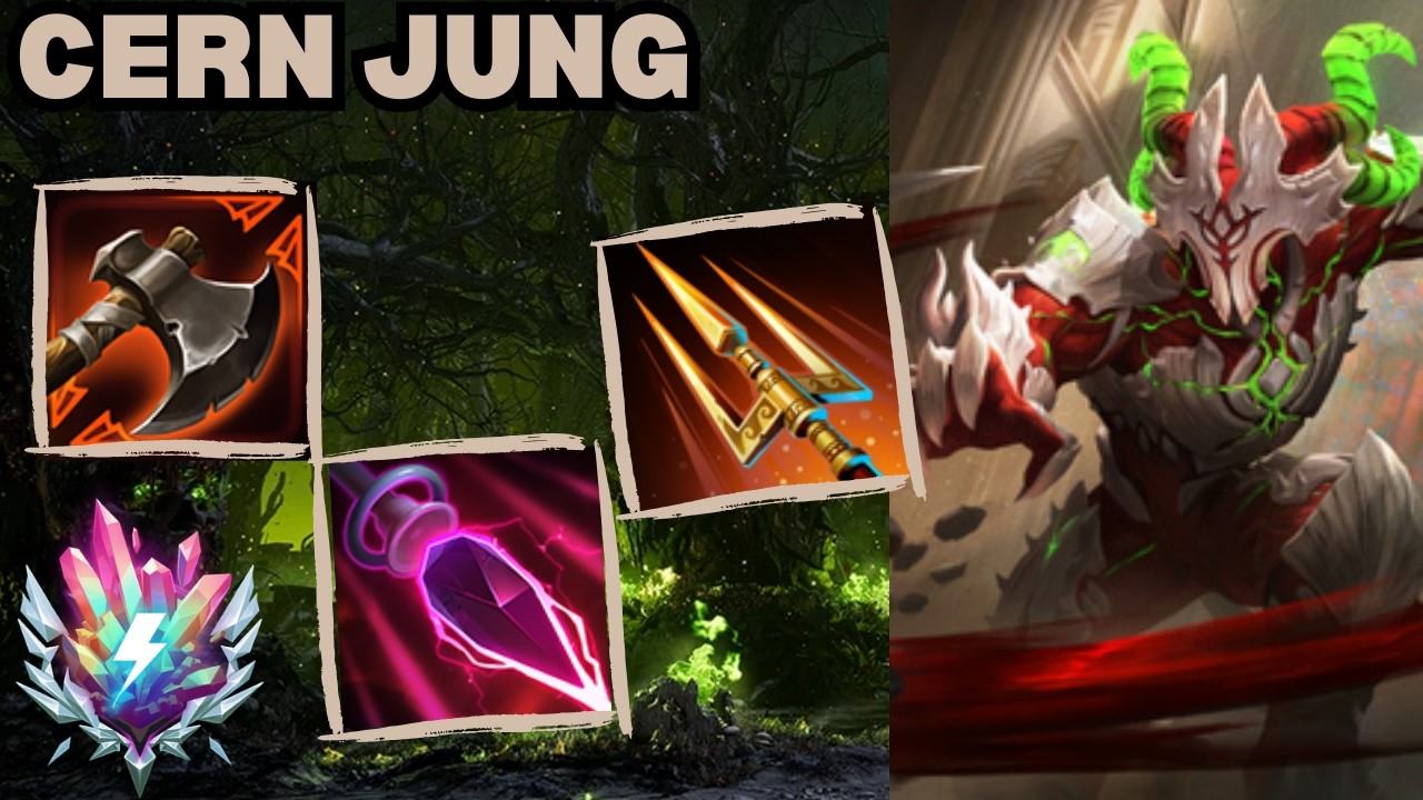 CERN ASPECT STOMPS THE ENEMY TEAM!!! - Cern Jungle Deity Ranked Gameplay!