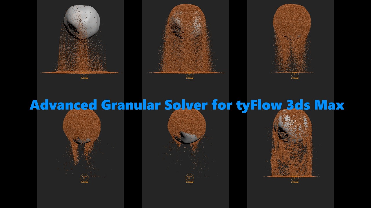 Advanced Granular Solver for tyFlow 3ds Max