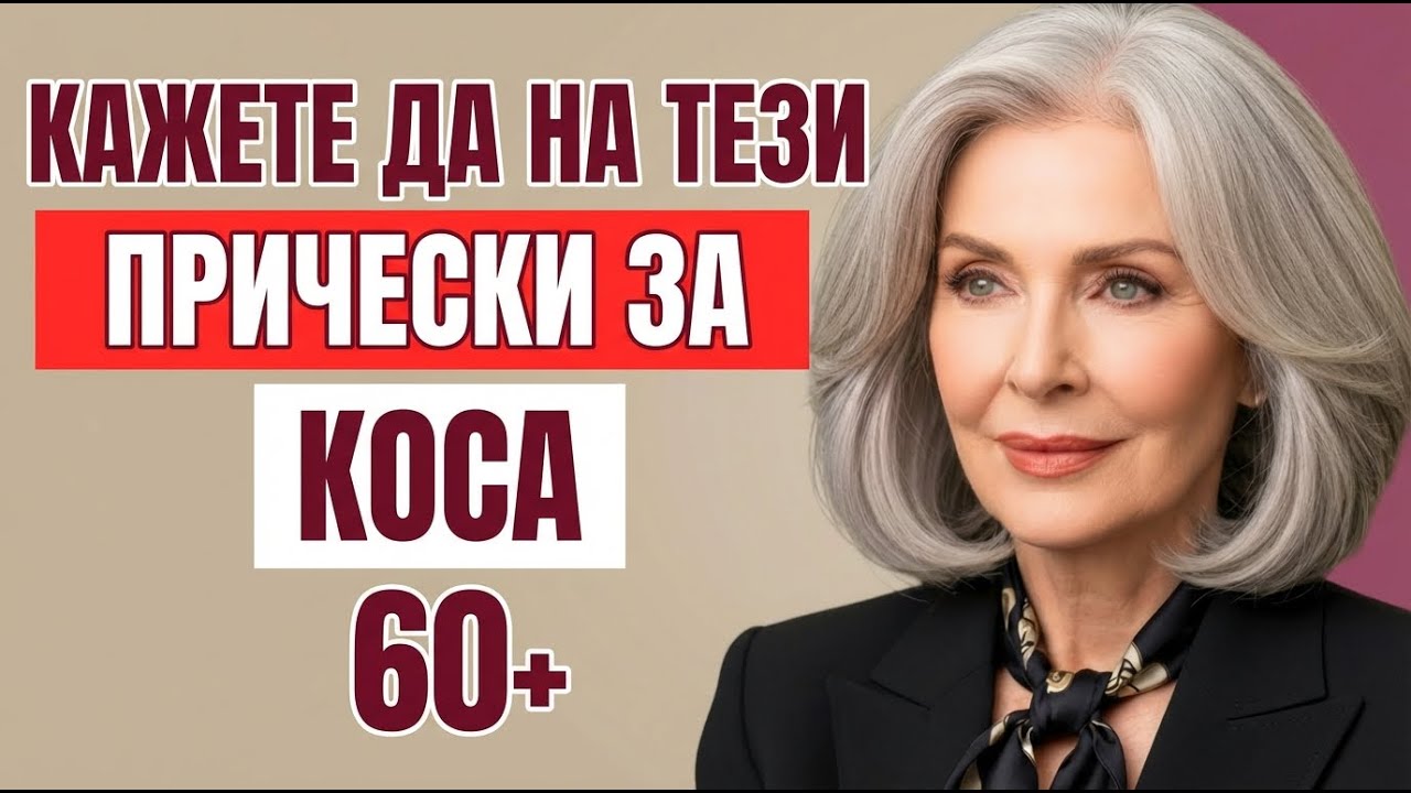 7 Прически, Които Те ПОДМЛАДЯВАТ за Жени 60+