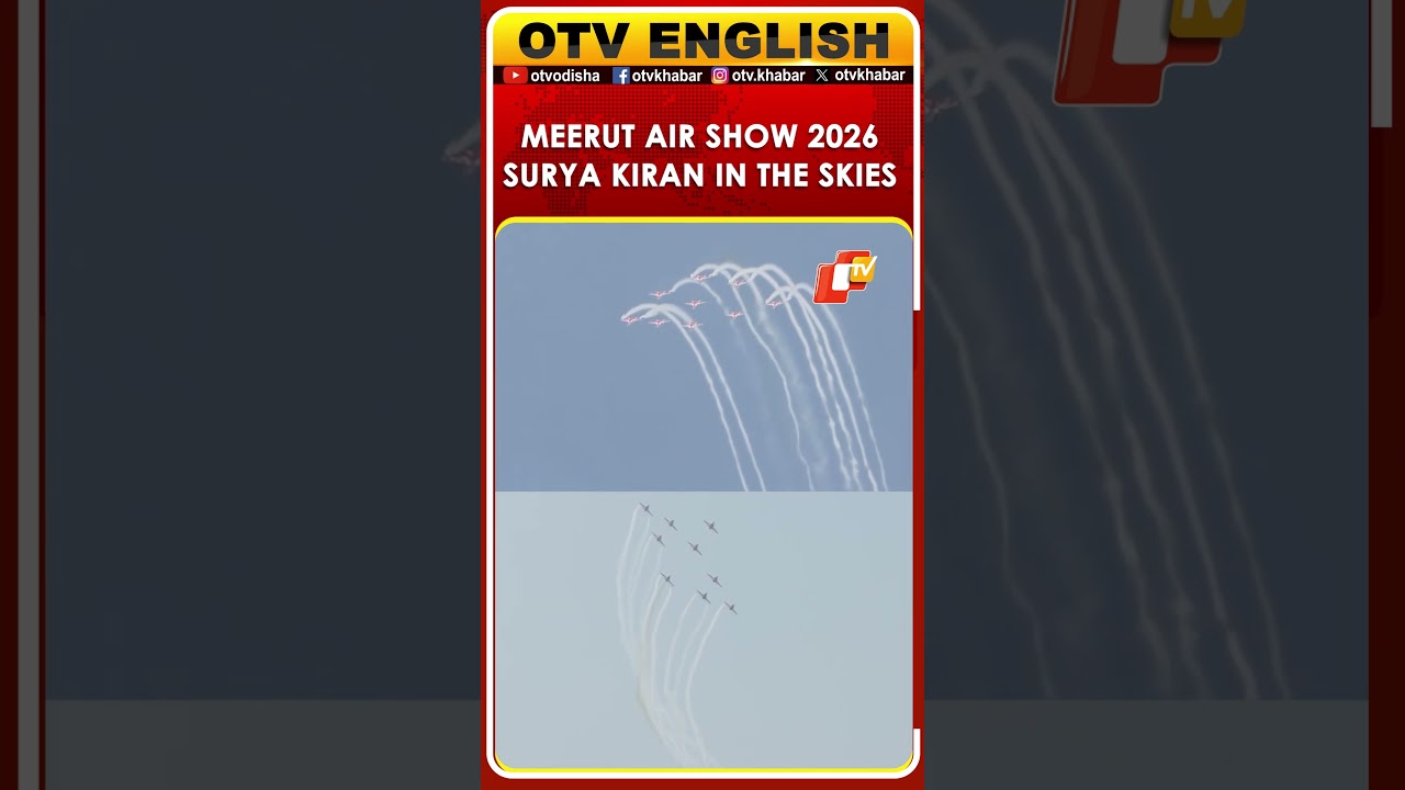Surya Kiran Aerobatic Team Wows Meerut With Aerial Manoeuvres At First Air Show | UP | OTV
