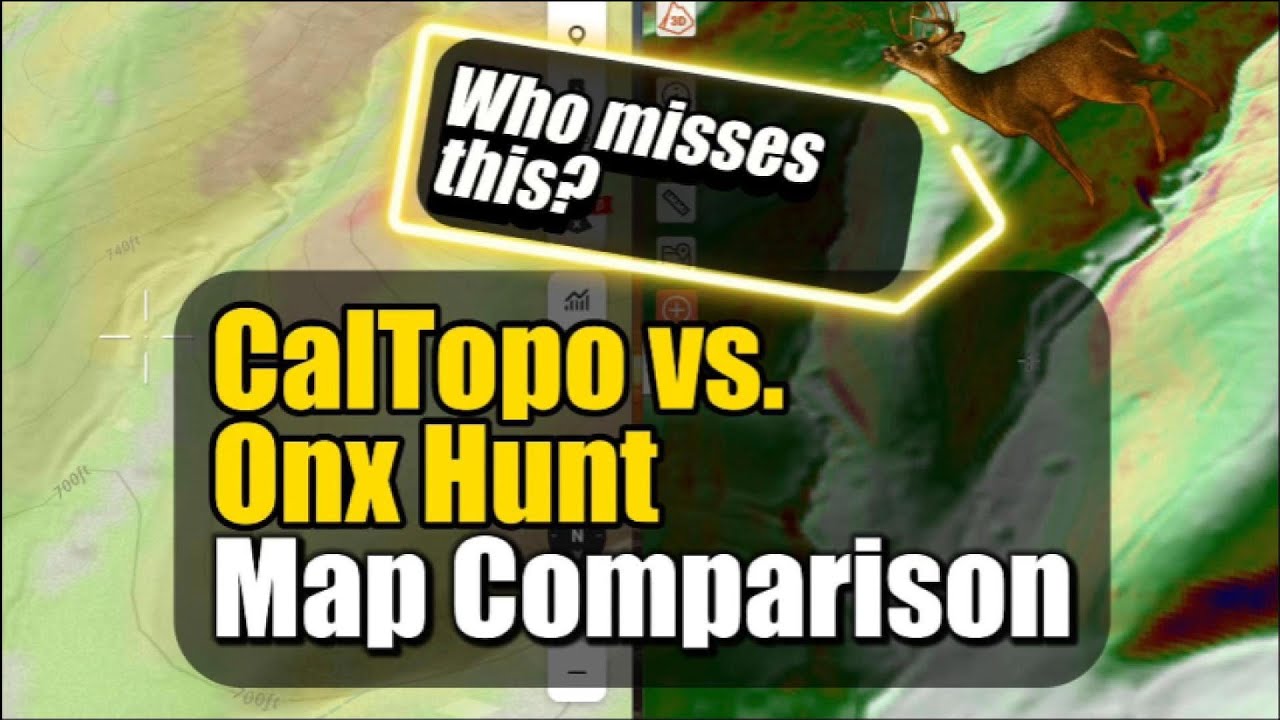 CalTopo vs. OnX Hunt:  What You&rsquo;re Missing in Hill Country Terrain