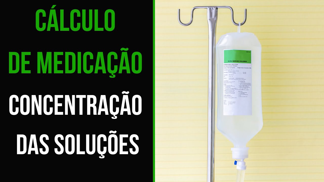 CÁLCULO DE CONCENTRAÇÃO DAS SOLUÇÕES: PASSO A PASSO