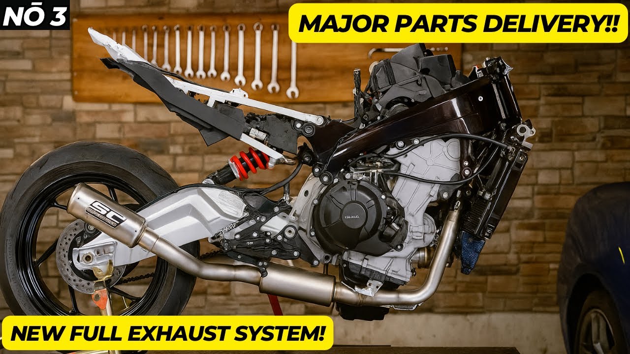 Rebuilding A Crash-Damaged 2023 Aprilia RS660 From Scratch - Part 3