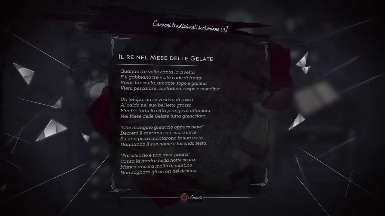 Dishonored 2 - canzone Il re nel Mese delle Gelate