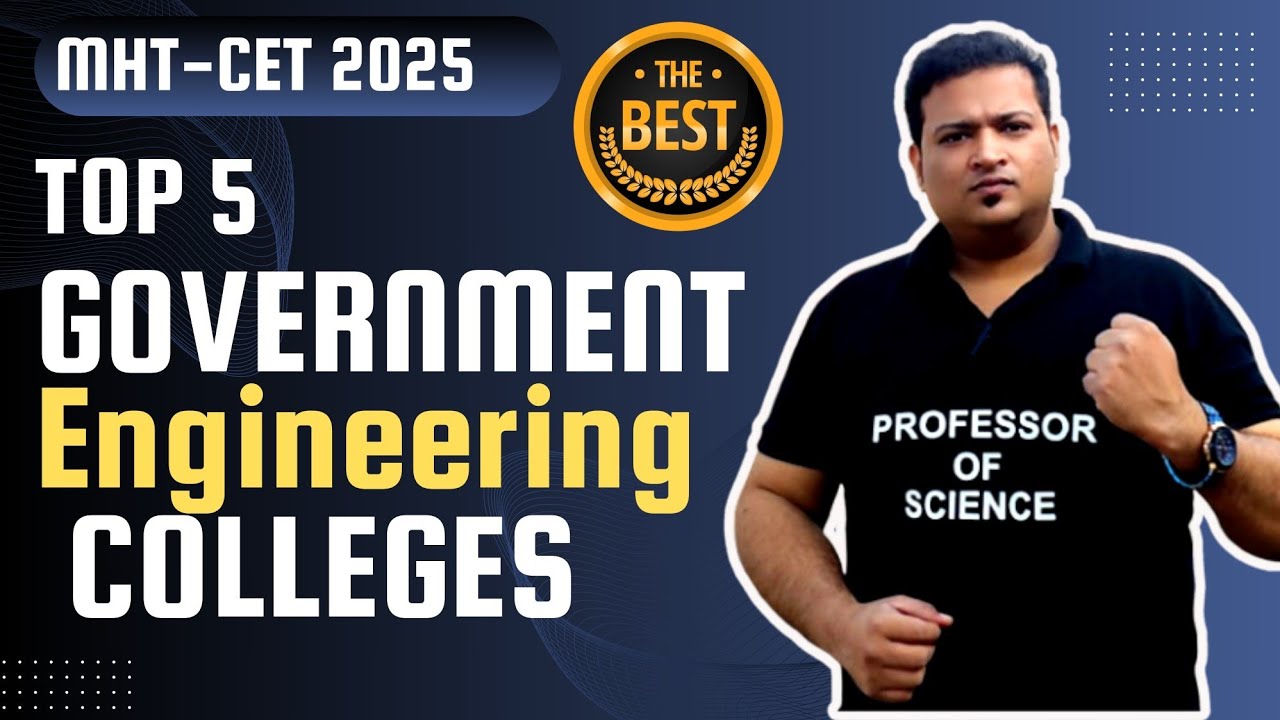 Top 5 Government Engineering Colleges of Maharashtra #VJTI #COEP #SPCE #SPIT | Professor of Science