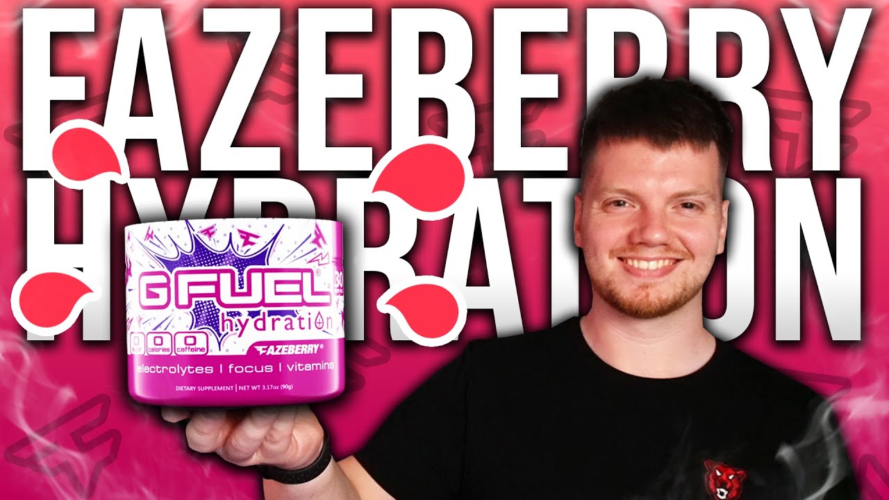 FAZEBERRY HYDRATION GFUEL TASTE REVIEW