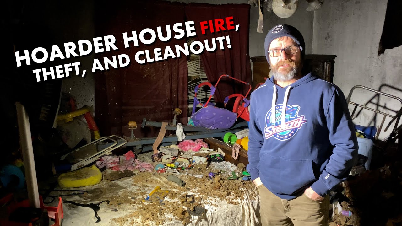 Hoarder House Fire Clean Out and Rebuild |Part 1|