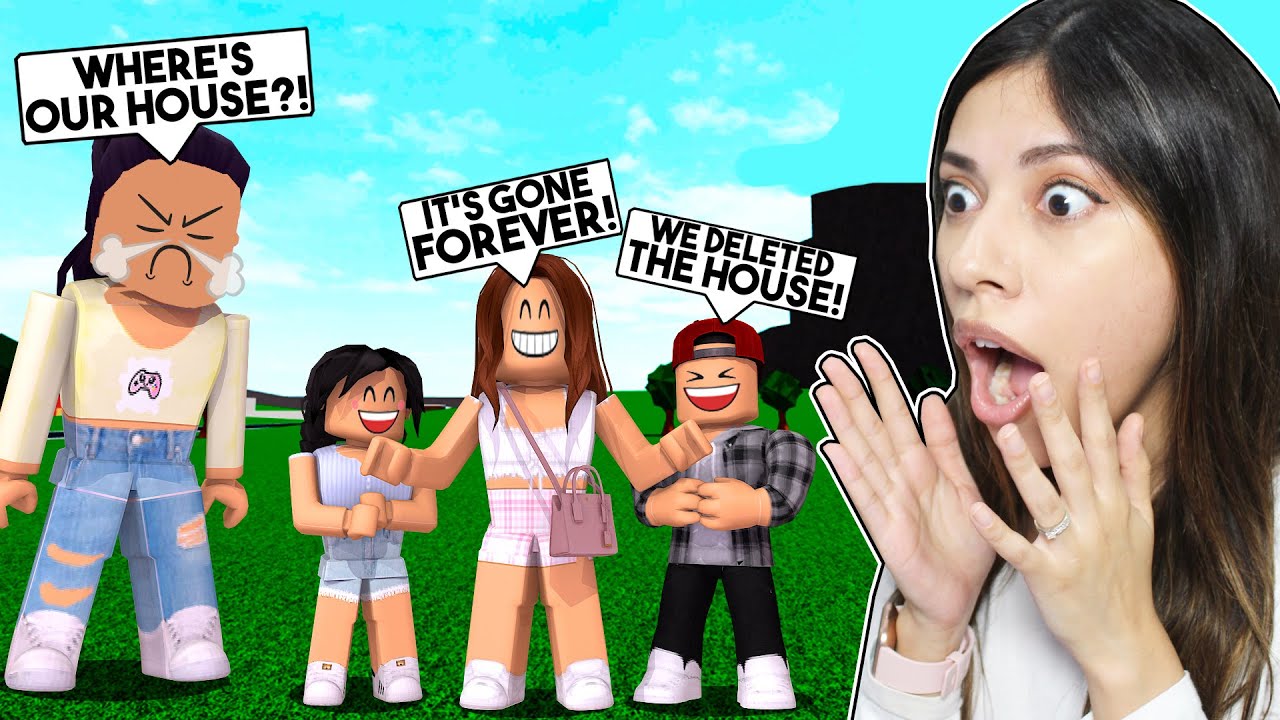 My Kid's PRANKED ME and DELETED MY HOUSE in Bloxburg! (Roblox Bloxburg Roleplay)