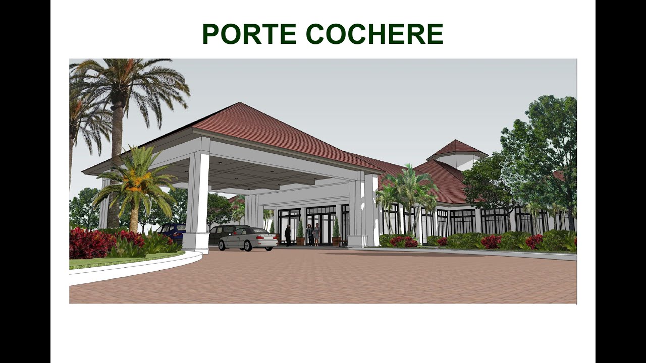Proposed Porte Cochere