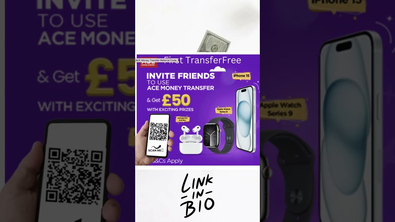 ACE Money Transfer Referral Code (2596599) — First Transfer FREE + $50 Coupon for Inviting Friends!