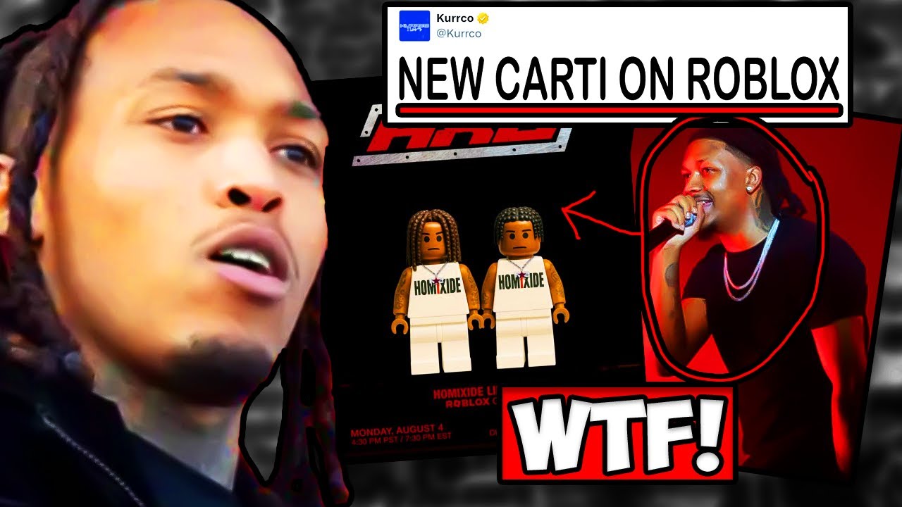 HXG Previewed Playboi Carti Feature At Roblox Concert...