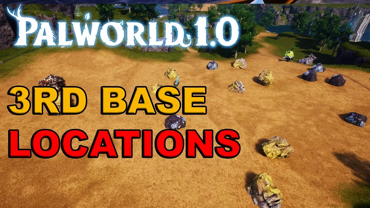 Best 3rd Base Location in Palworld 1.0 (Coal, Sulfur & Quartz)