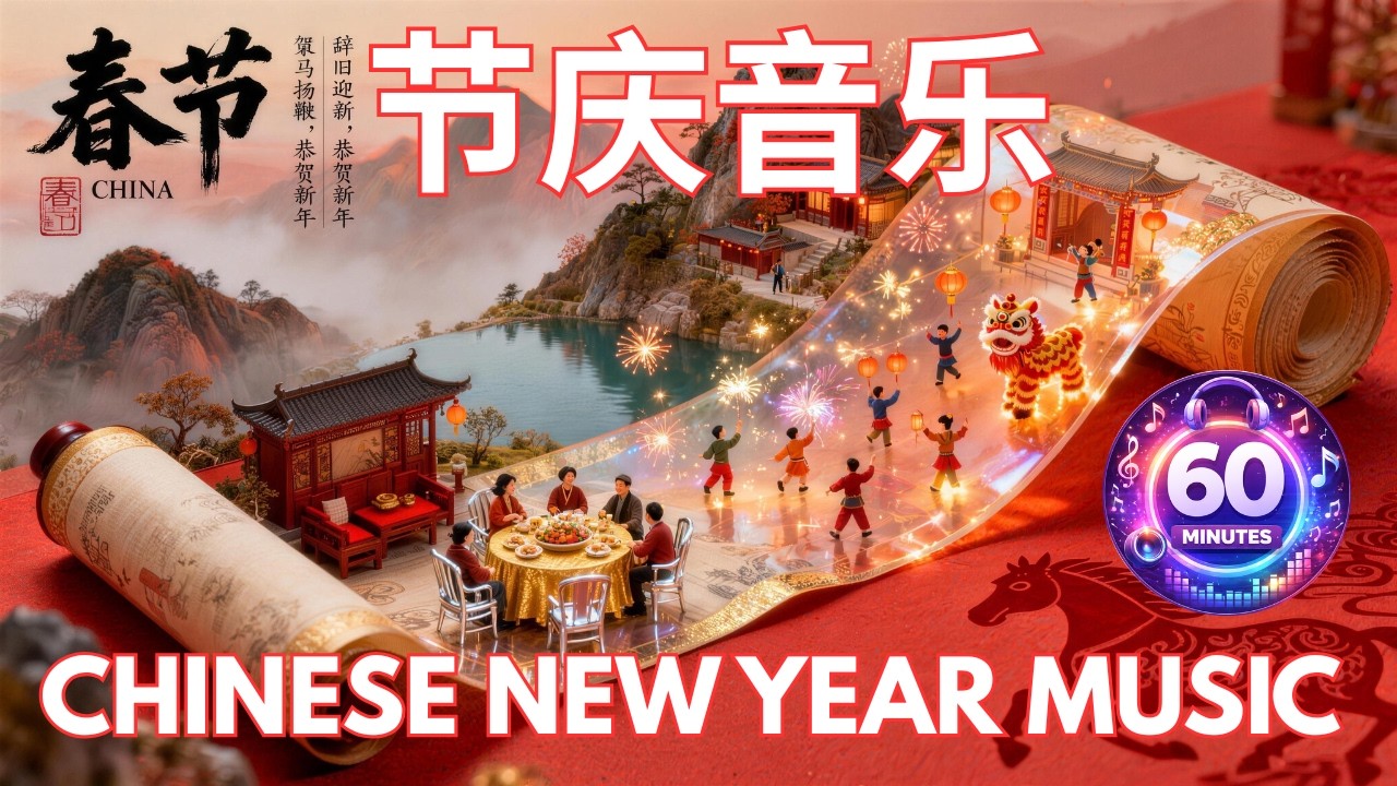 2026马年春节必选：海外中餐厅 & 奢华酒店春节节日专属背景音乐 (1小时10分钟) | Chinese New Year 2026 Luxury Lounge Ambience music