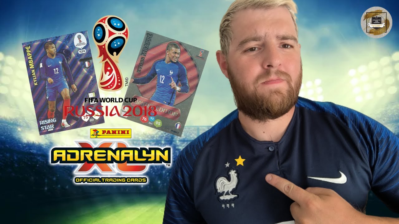 Ouverture carte Panini football Adrenalyn XL World Cup 2018
