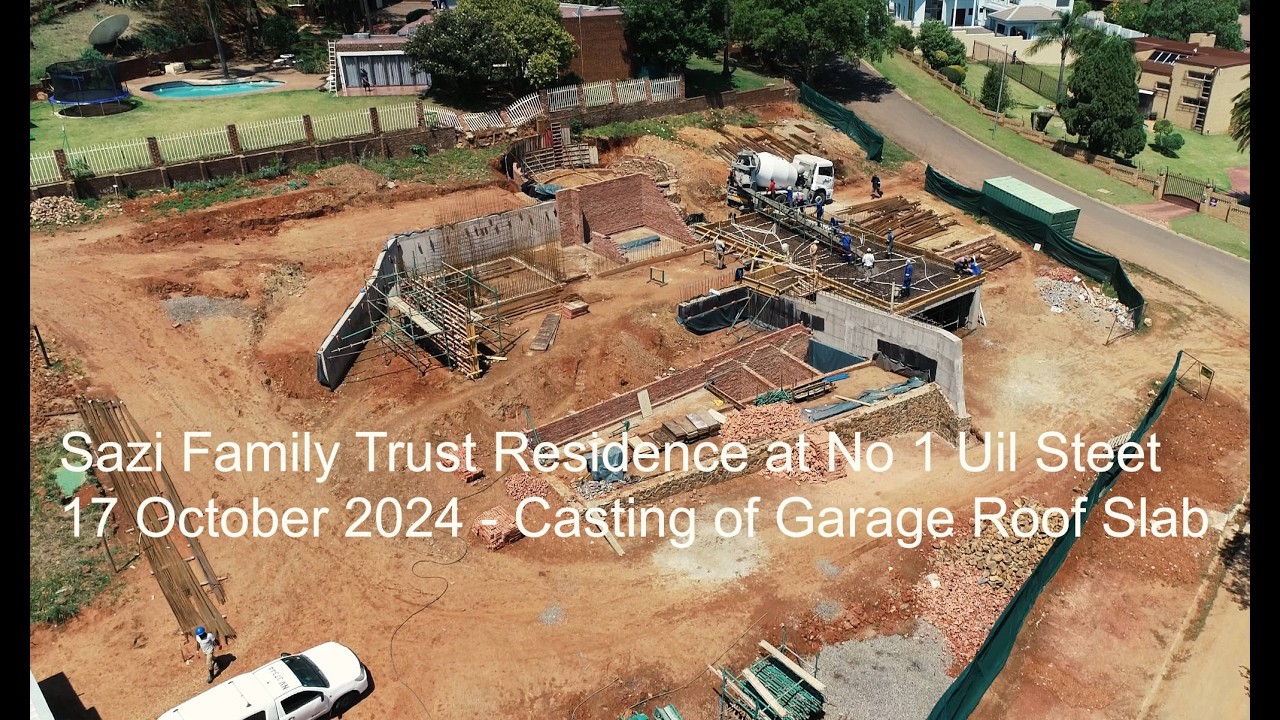 Sazi Residence - Garage Roof Slab,  2024-10-17