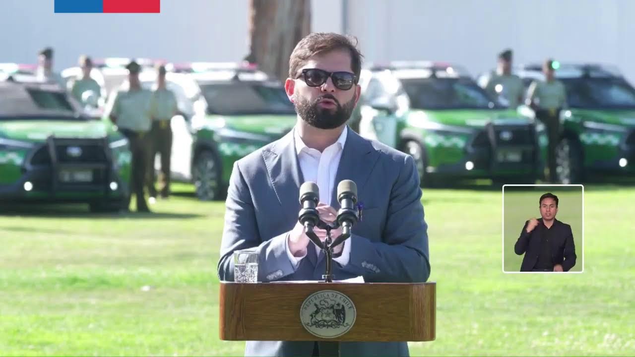 Más seguridad: Presidente Gabriel Boric lanza Programa de Control Territorial Focalizado