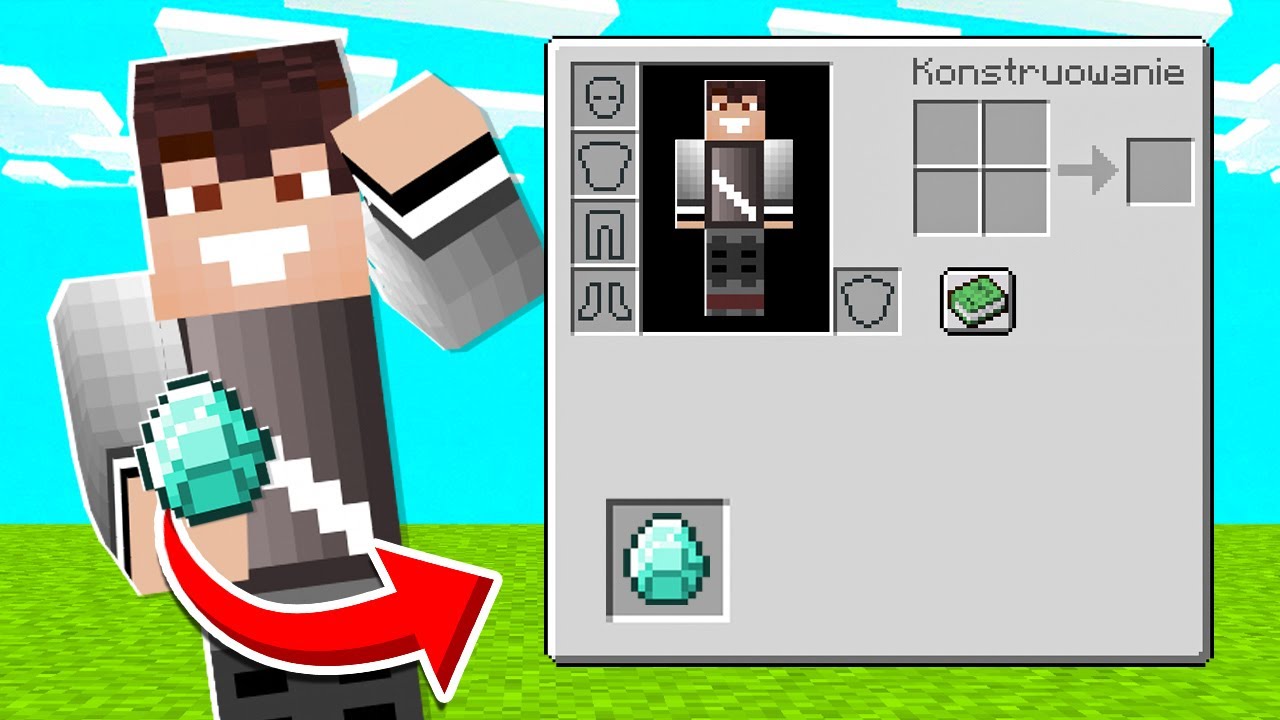 MINECRAFT ale MAM TYLKO JEDEN SLOT w EKWIPUNKU! *TRUDNE*
