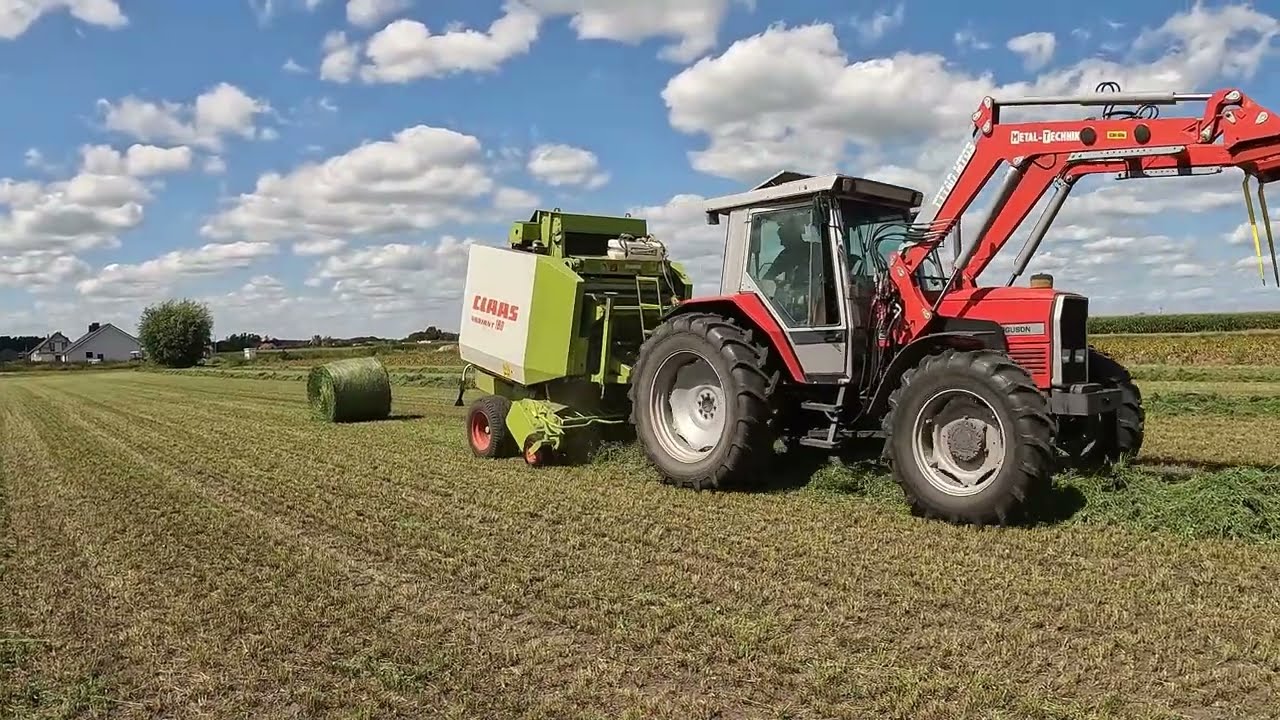 Mix sianokiszonki🚜🔥Massey ferguson w akcji😁Niespodzianka na polu!?🤨