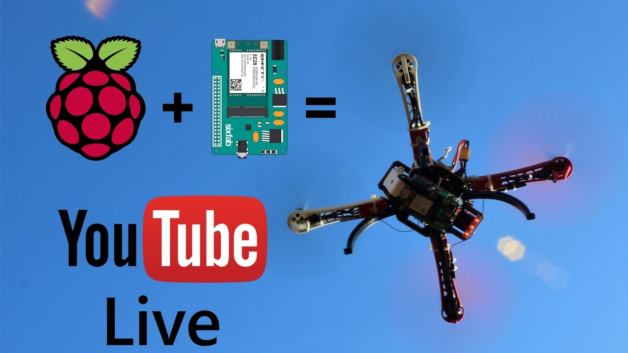 Turn Your Raspberry Pi into the Open Source Drone Youtube Live Video Streamer