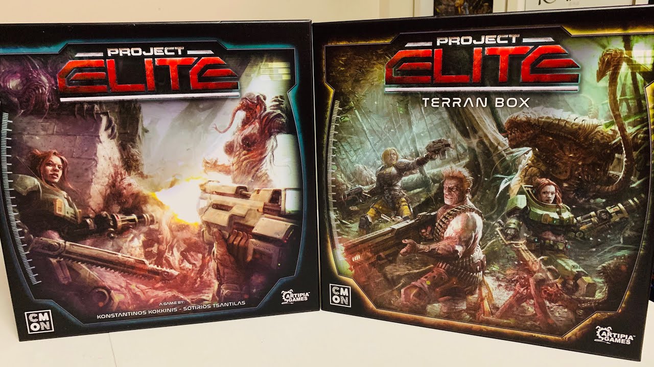 Распаковка базовой игры Project Elite и коробки Terran