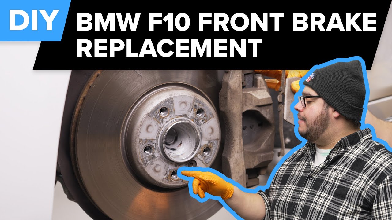 BMW 550i Front Brake Pad & Rotor Replacement DIY (2011-2016 BMW F10 550i, F12 650i, Gran Coupe)