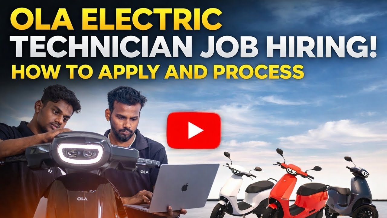 Ola Electric Technician Job Opening 