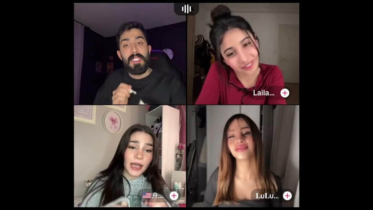 طارق رباعي مع ليلى و اروا ولولو فصحك حالها في مطعم كلو حماس