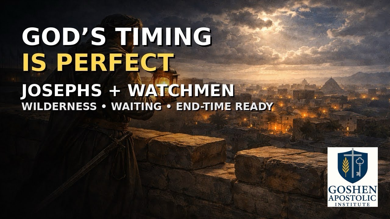 God’s Timing Is Perfect, Even in the Wilderness (Josephs + Watchmen)#goshen #watchman #endtimes #god