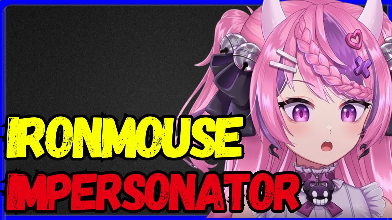 Ironmouse impersonator, Youtube Strikes big vtubers, Model Pirated,