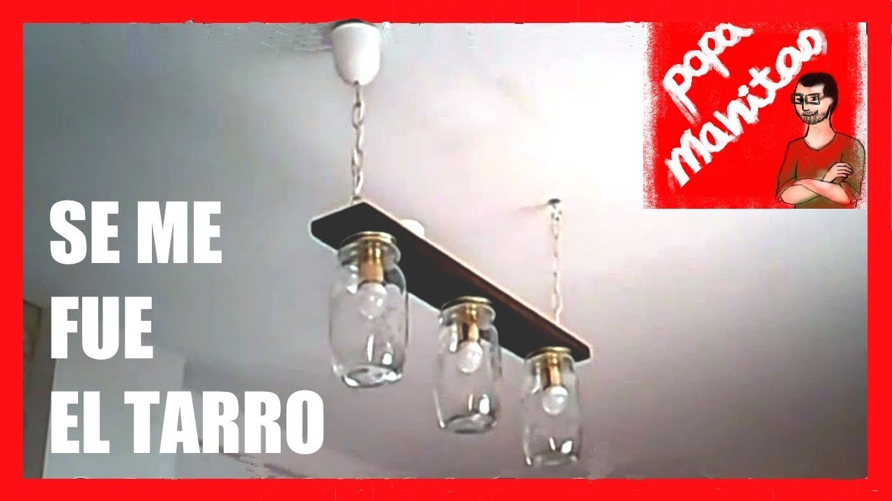 RECICLA!!!, Haz una lámpara con unos tarros de cristal
