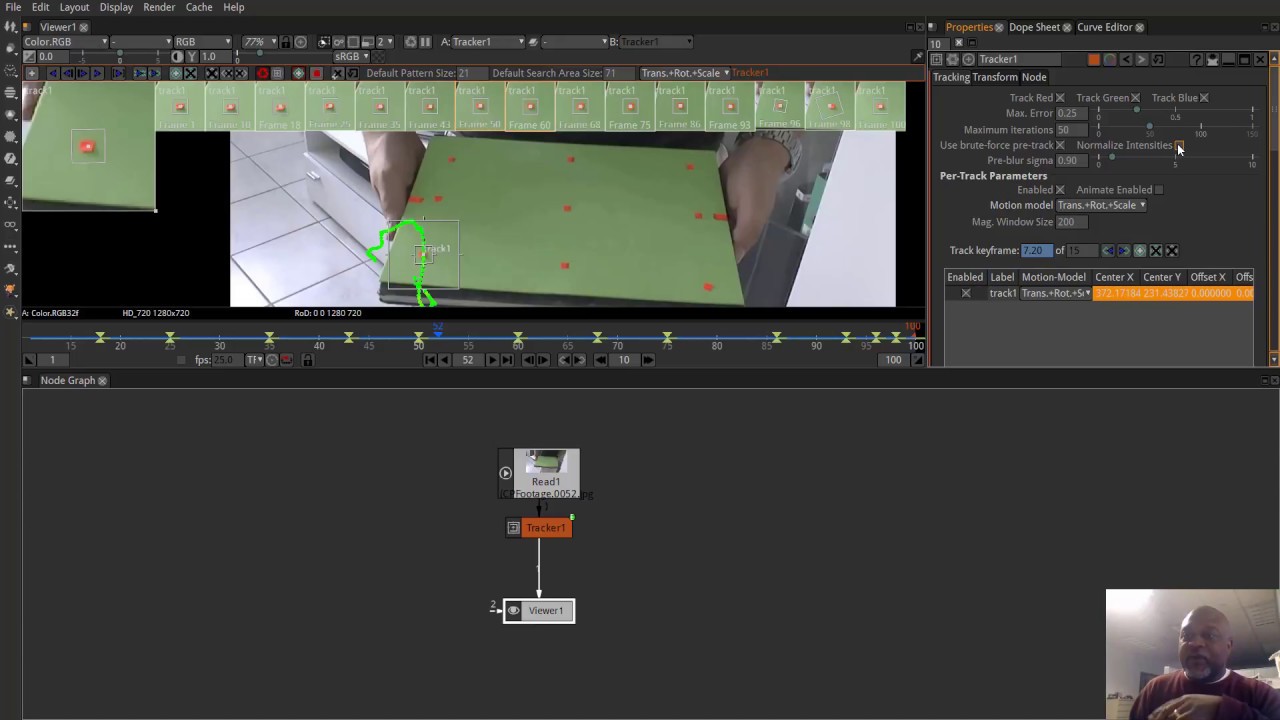 Natron CornerPin Tracker Tutorial