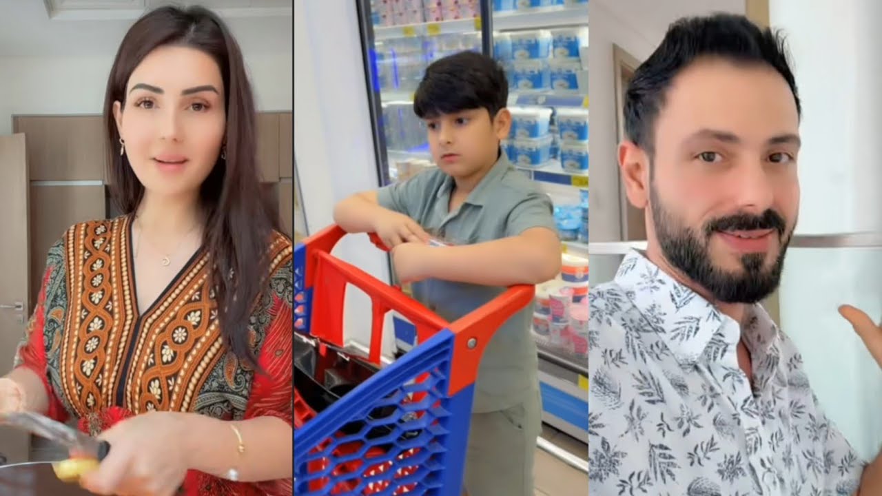 نور وعصام 🔥 نوشه وتجهيز شوربة عدس وعصام ومشتريات المطبخ 