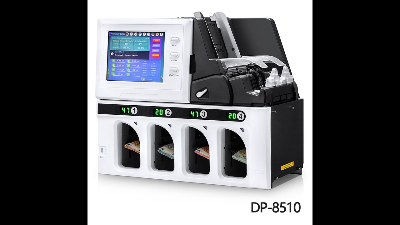 Double Power 4+1 HIGH-EFFICENCY BANKNOTE FITNESS SORTER