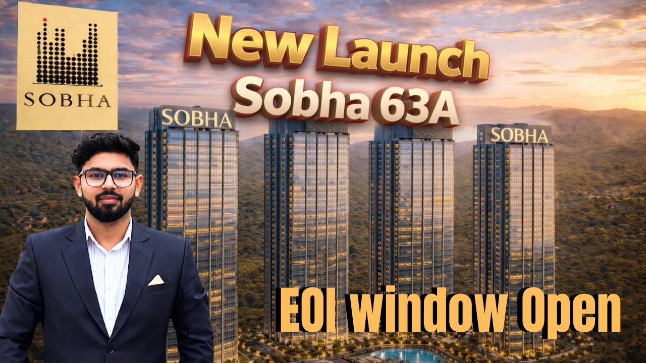 Upcoming new launch 63a Golf course extension Road Sobha 63A #sobharealty #gurgaonrealestate 