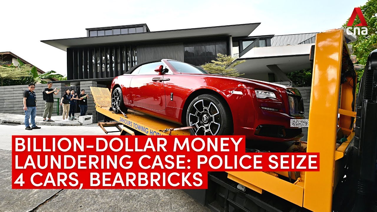 Billion-dollar money laundering case: 4 cars worth S$4.8 million seized from Bukit Timah bungalow