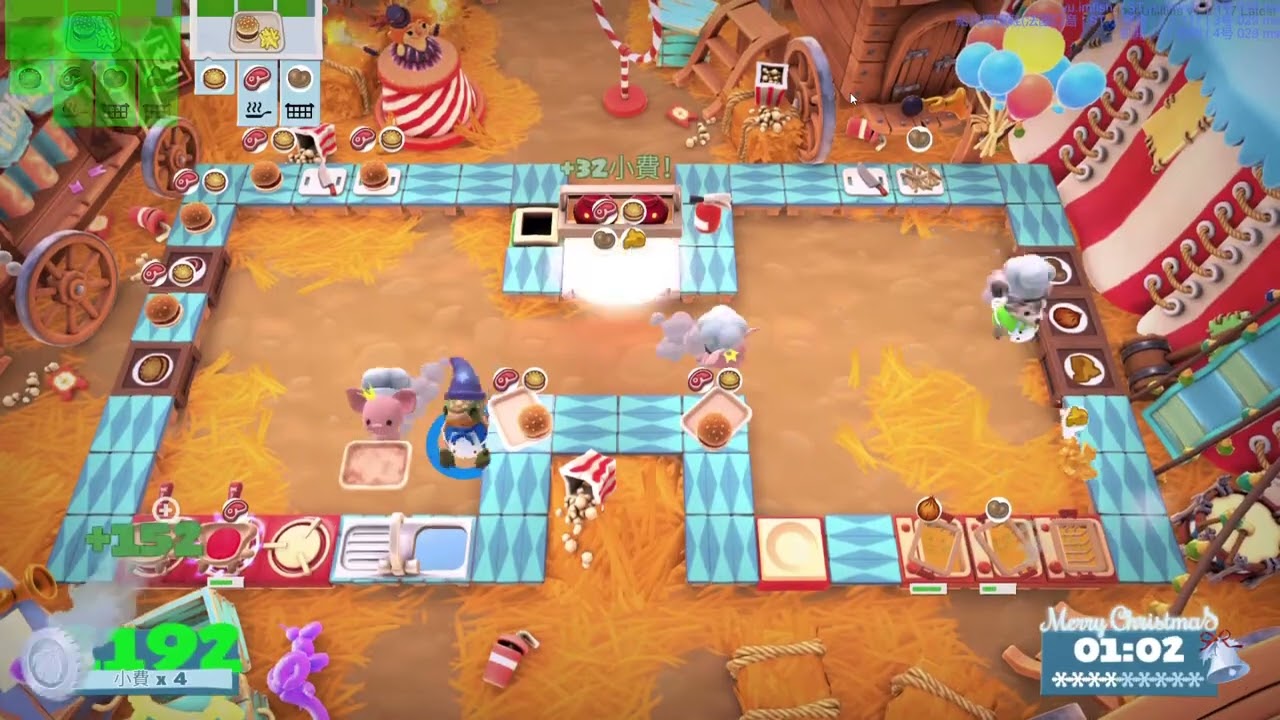 Overcooked!2 COC 1-1 3472 27orders 4Players