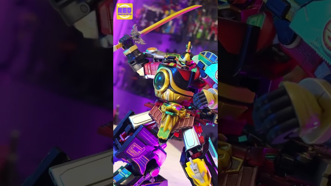 怎麼可以這麼好玩 SuperMinipla Thunder Megazord 大連王 五星合體