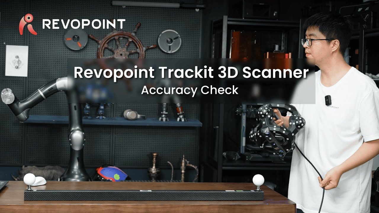 Revopoint Trackit - Volumetric Accuracy Test with CMM Ball Bar